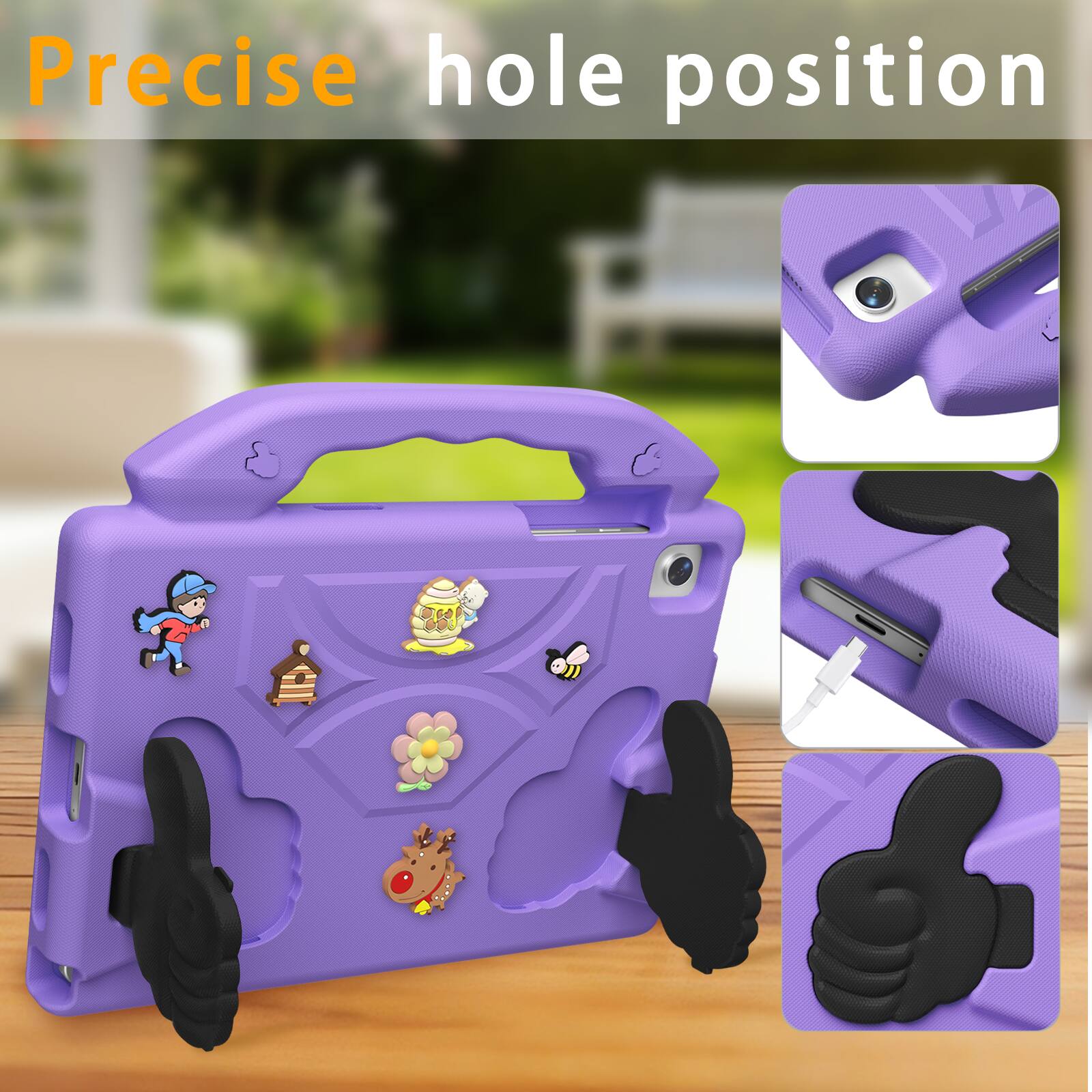 Precise hole position