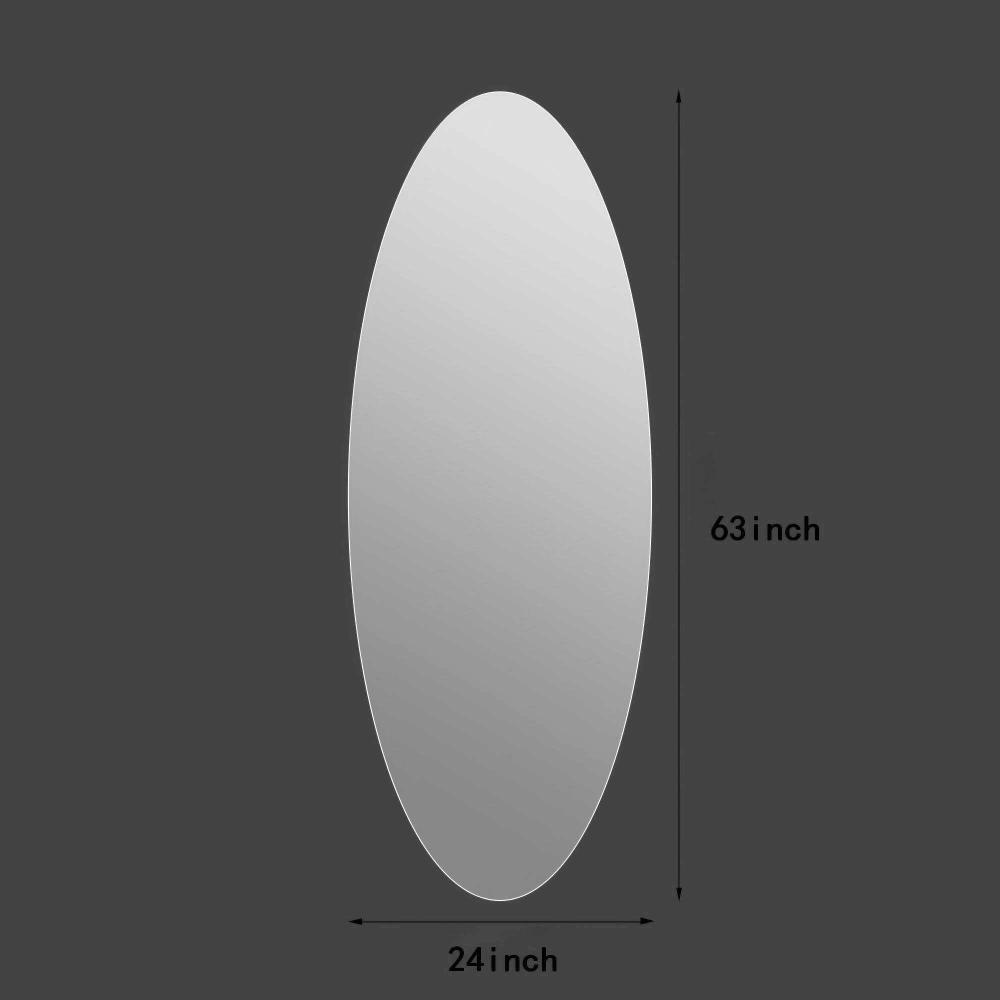 63 inch  
24 inch