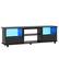 Left. Bestier - Bestier 70'' Gaming TV Stand with Storage, LED Media Console - Black Marble.