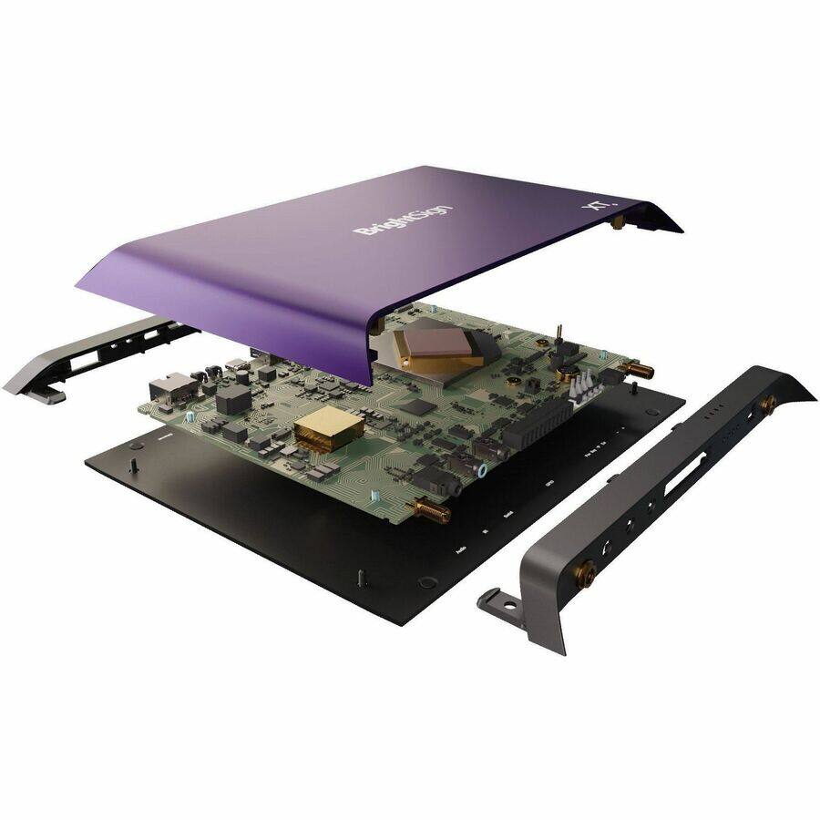 Alt View 3. BrightSign - BrightSign XT2145 Digital Signage Appliance - High Dynamic Range (HDR) - 2160p - HDMI - USB - SerialEthernet - Black.