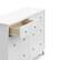 Alt View 12. Storkcraft - Moss 6 Drawer Double Dresser - White.