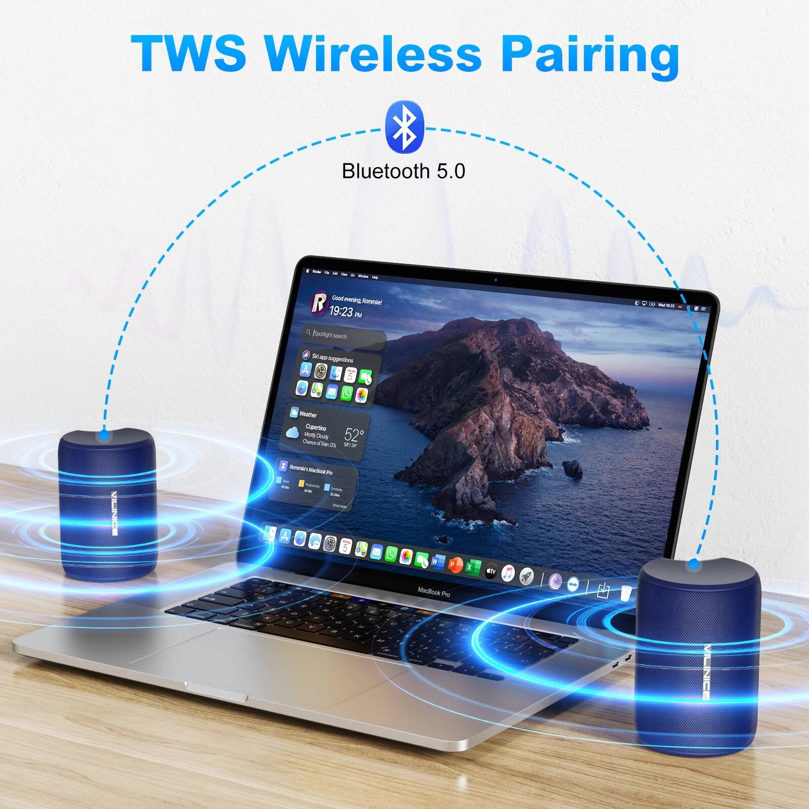 TWS Wireless Pairing Bluetooth 5.0