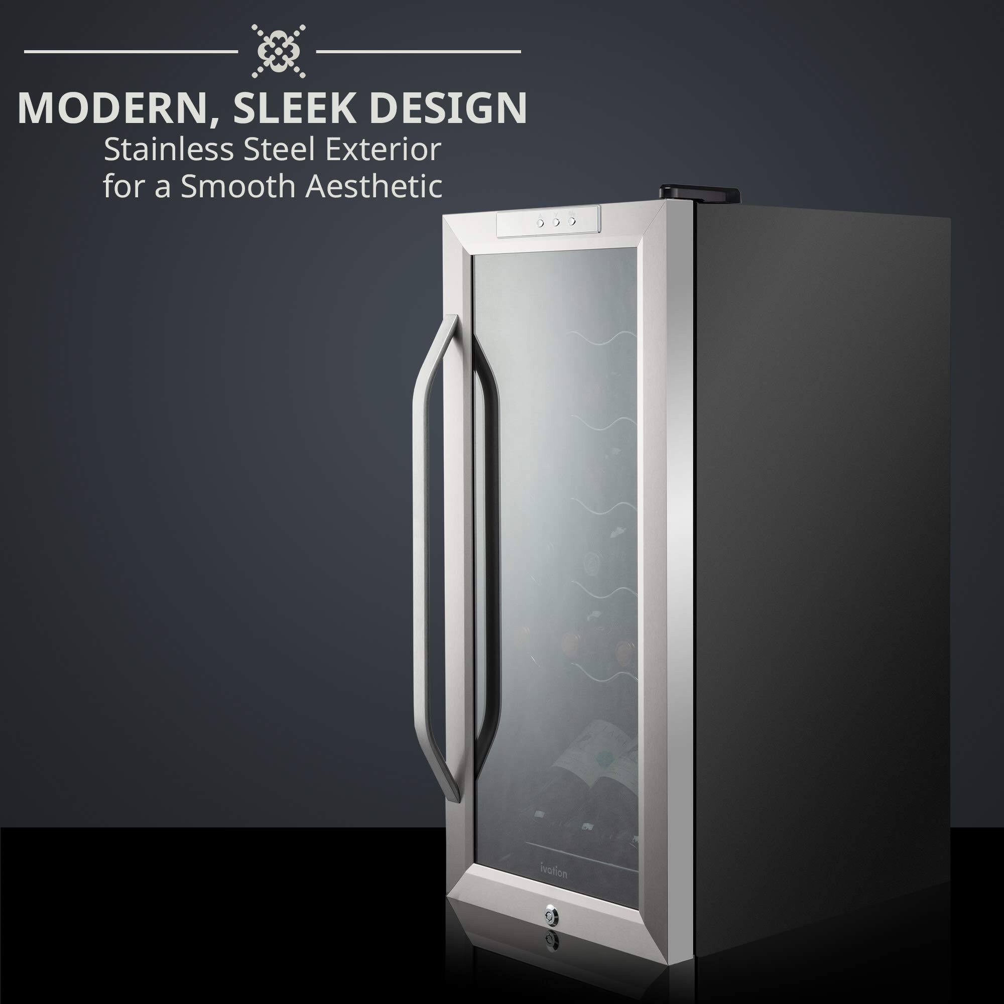 MODERN, SLEEK DESIGN Stainless Steel Exterior for a Smooth Aesthetic