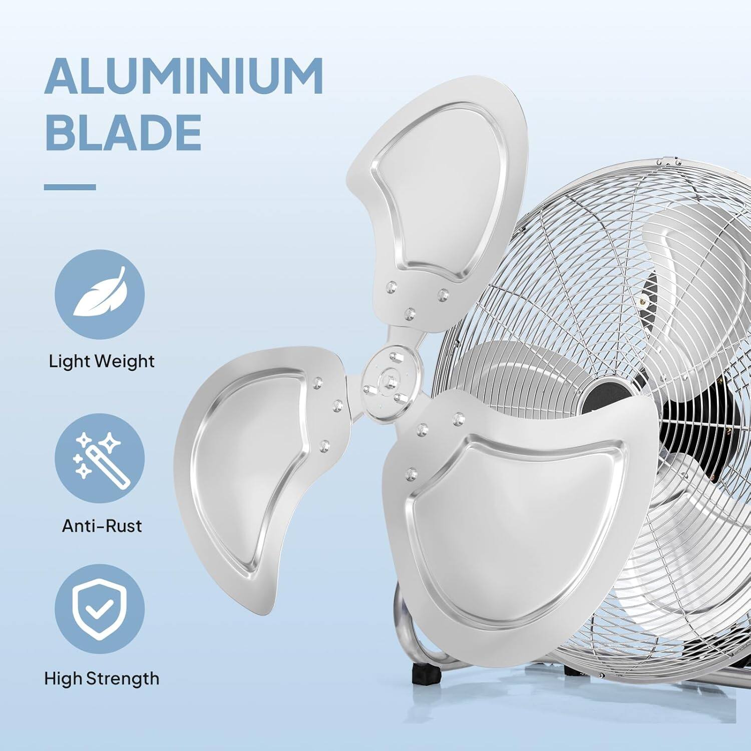 ALUMINIUM BLADE - Light Weight Anti-Rust High Strength