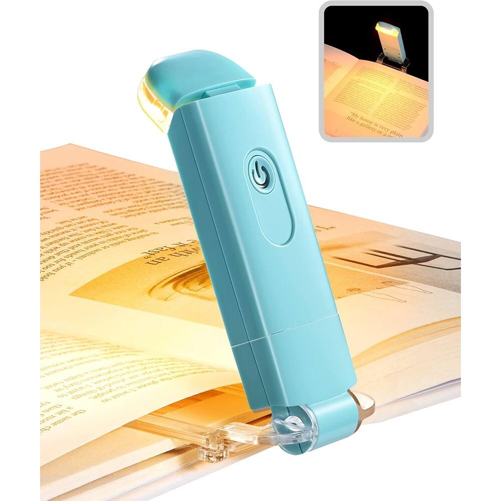 Schertz - USB Rechargeable Reading Book Light, Amber Glow, Blue Light Blocking, Adjustable Brightness