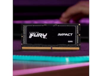 Kingston FURY Impact 16GB 262 Pin DDR5 SO DIMM DDR5 6400 (PC5 Kingston FURY Impact 16GB 262 Pin DDR5 SO DIMM DDR5 6400 (PC5