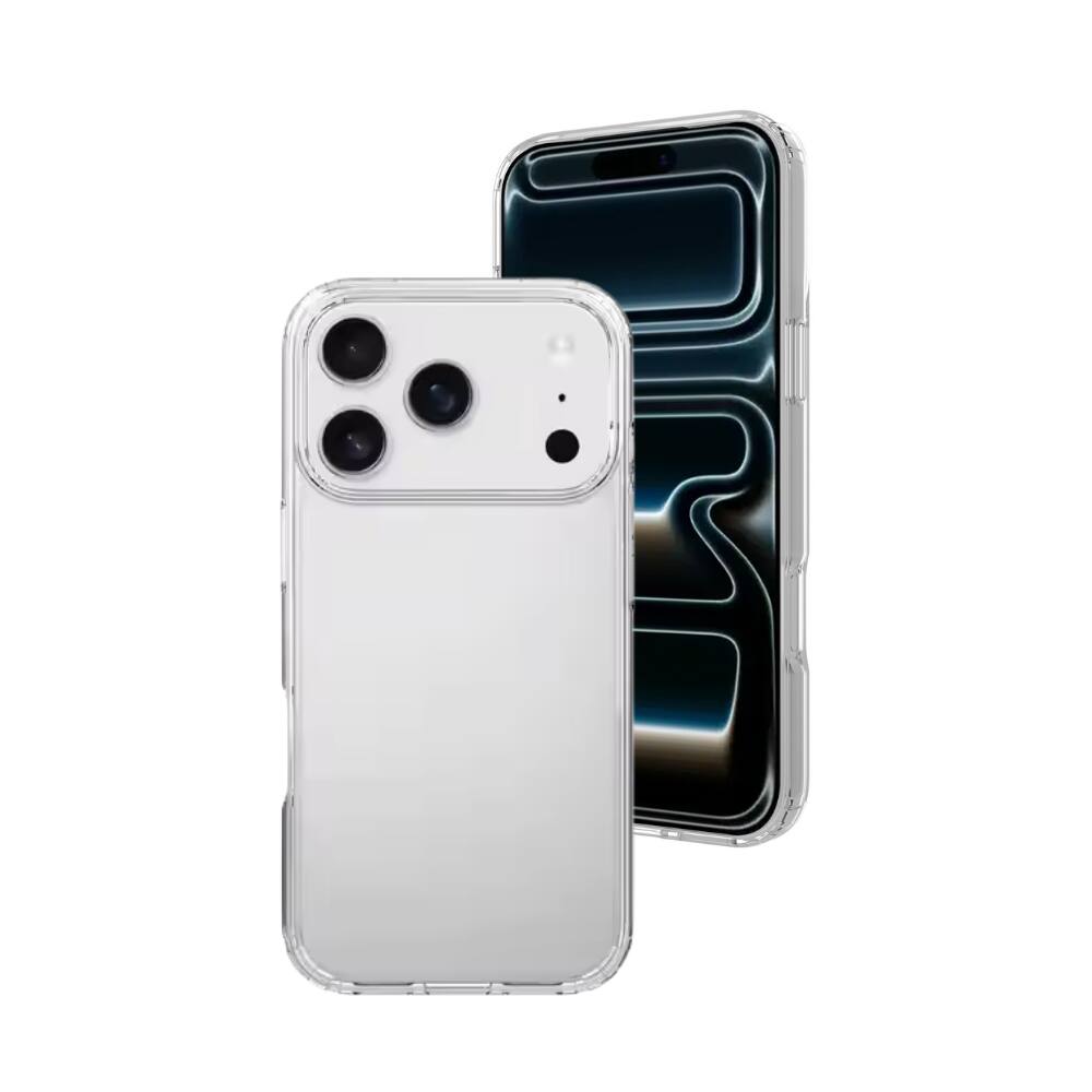 Alt View 4. Qixxronics - Qixxronics for iPhone 17 Pro Max Clear Case Shockproof Phone Case for iPhone 17 Pro Max - Clear.