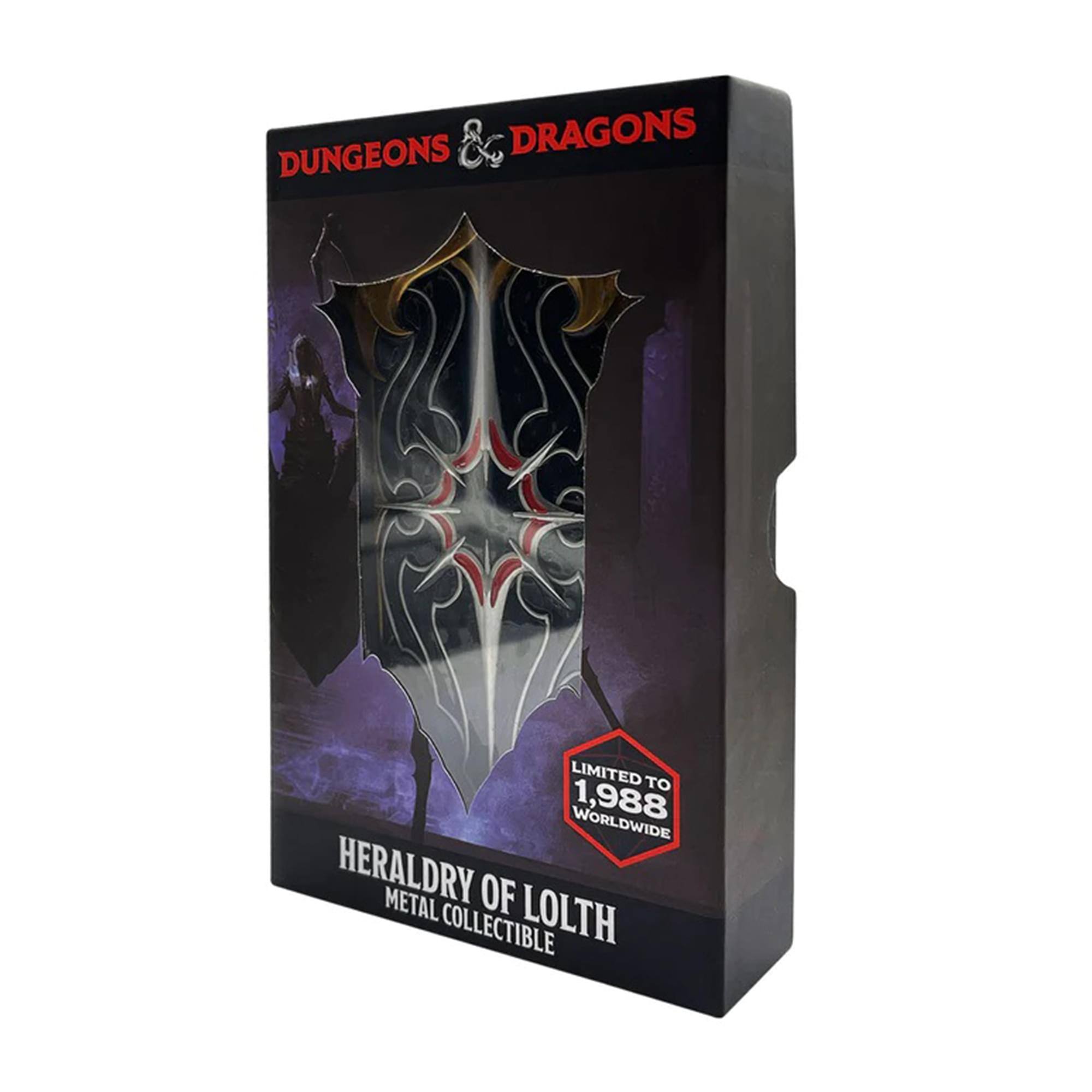 Dungeons & Dragons Limited to 1,988 Worldwide Heraldry Metal of Collectible Lolth