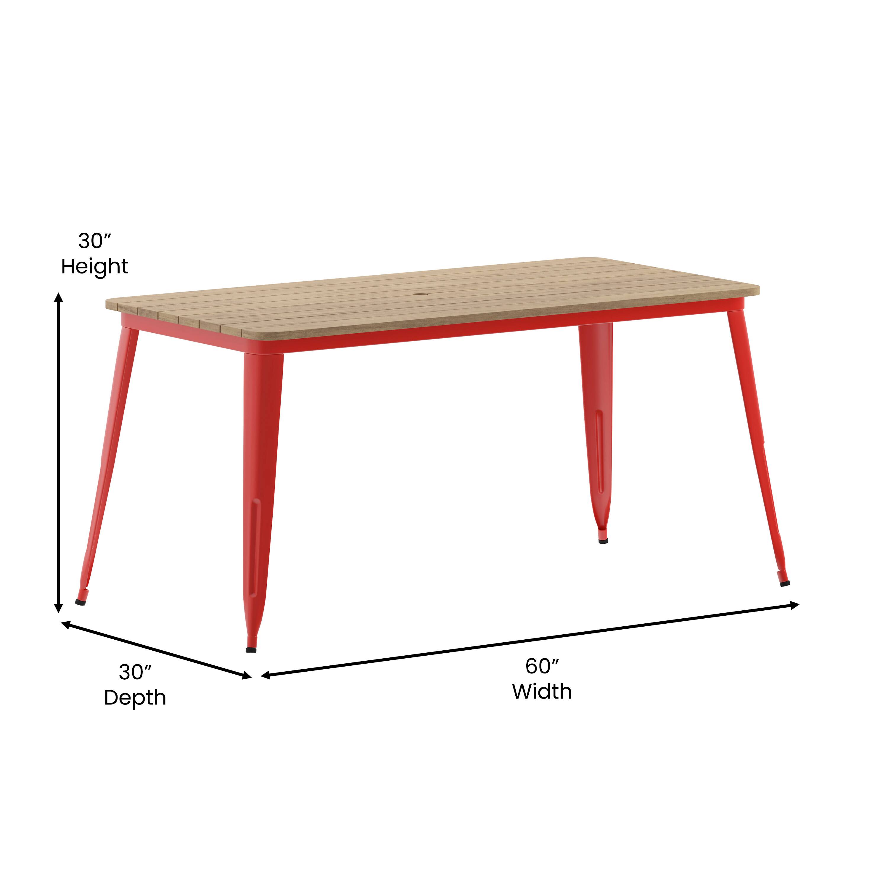 30" Height, 30" Depth, 60" Width