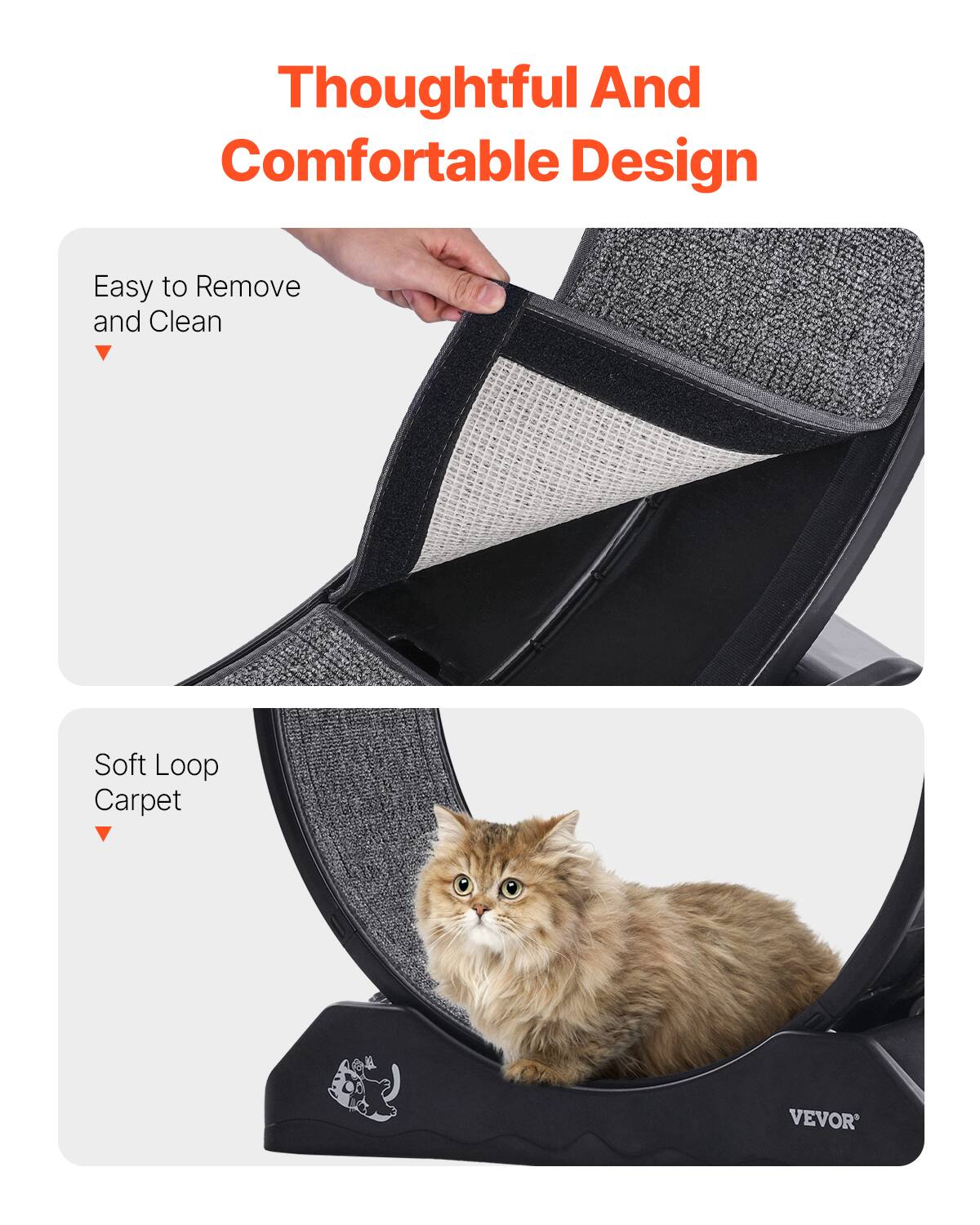 Thoughtful And Comfortable Design

Easy to Remove and Clean

Soft Loop Carpet

VEVOR