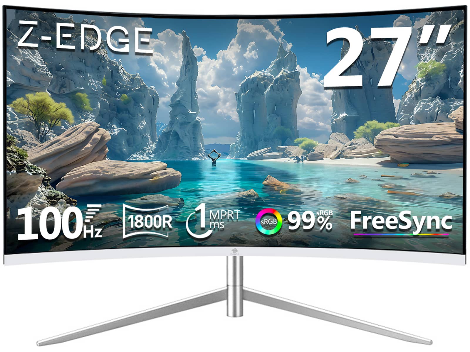 Z-EDGE 27" 100 Hz 1800R 1 ms MPRT sRGB 99% FreeSync