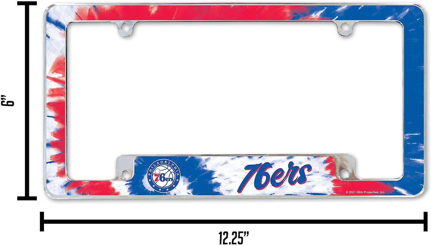 6" | M 76ers 76ers 12.25" 2021 NBA Properties, Inc.