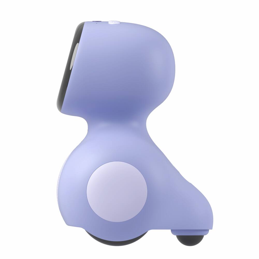 Left. Miko - Miko Mini: AI Robot for Kids with 30-Day Miko Max|Voice Play, STEAM Activities, Games & Stories| Gift Ages 5–10|Purple - Purple.