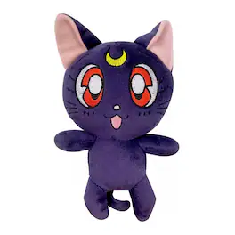 Great Eastern - Sailor Moon 7 Inch Character Plush | Luna - Purple
