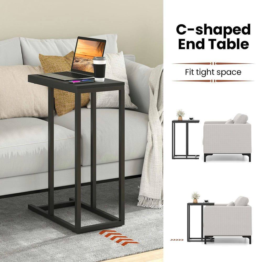 C-shaped End Table  
Fit tight space