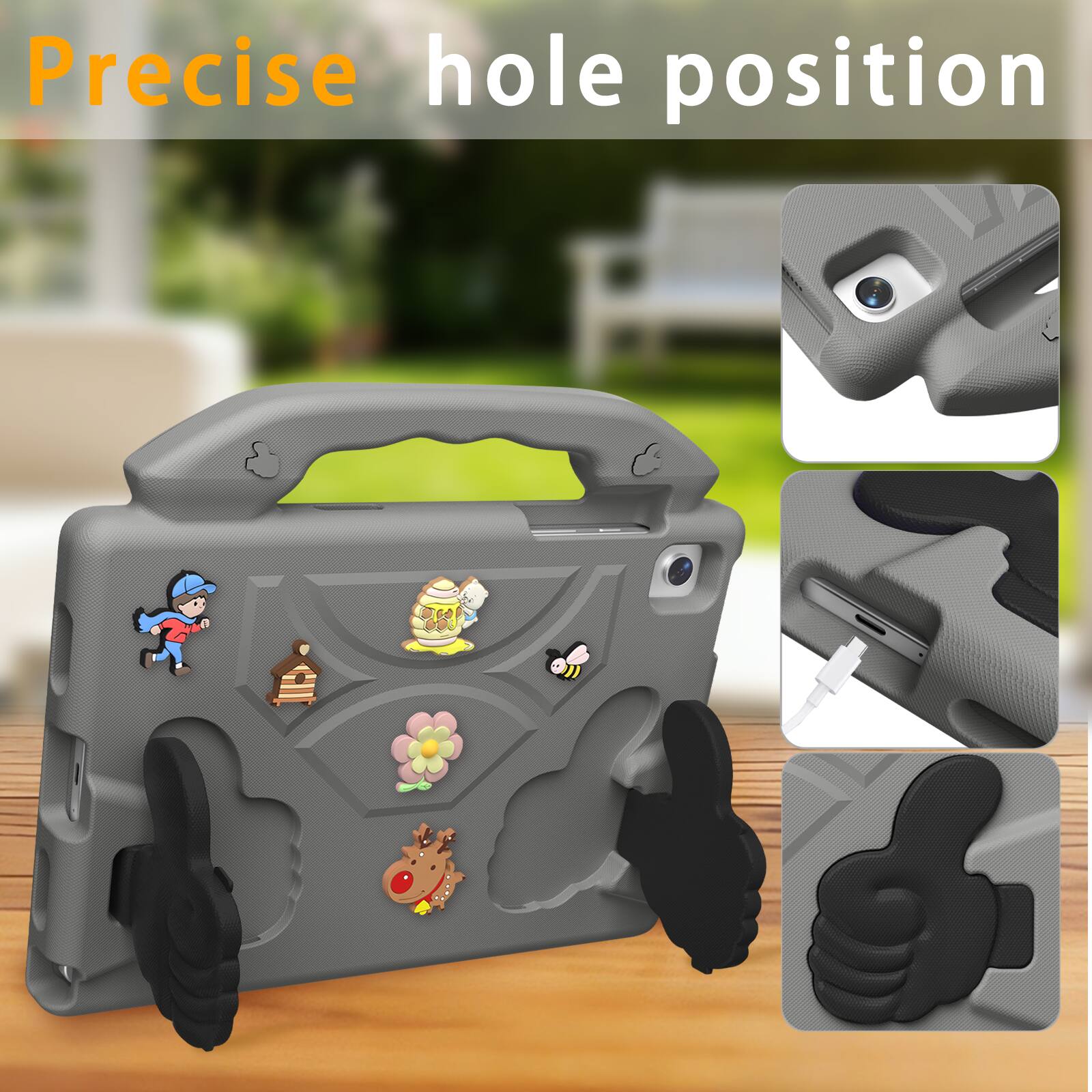 Precise hole position