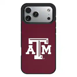 Keyscaper - NCAA - Texas A&M Aggies Bump Case with 8.2ft Drop Protection - 16 Pro Max - Multicolor