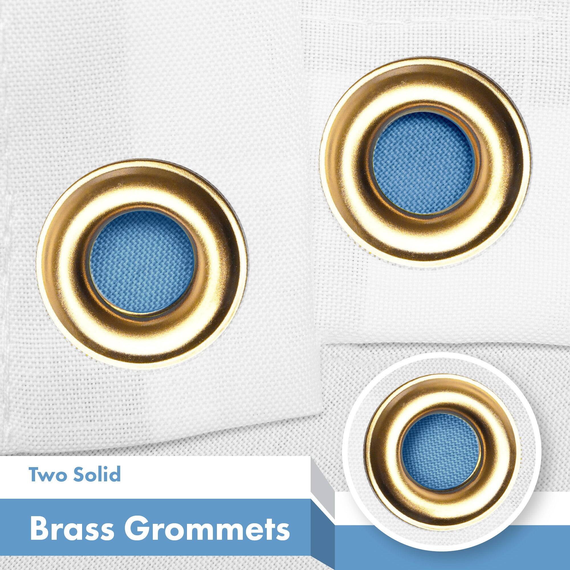 Two Solid Brass Grommets