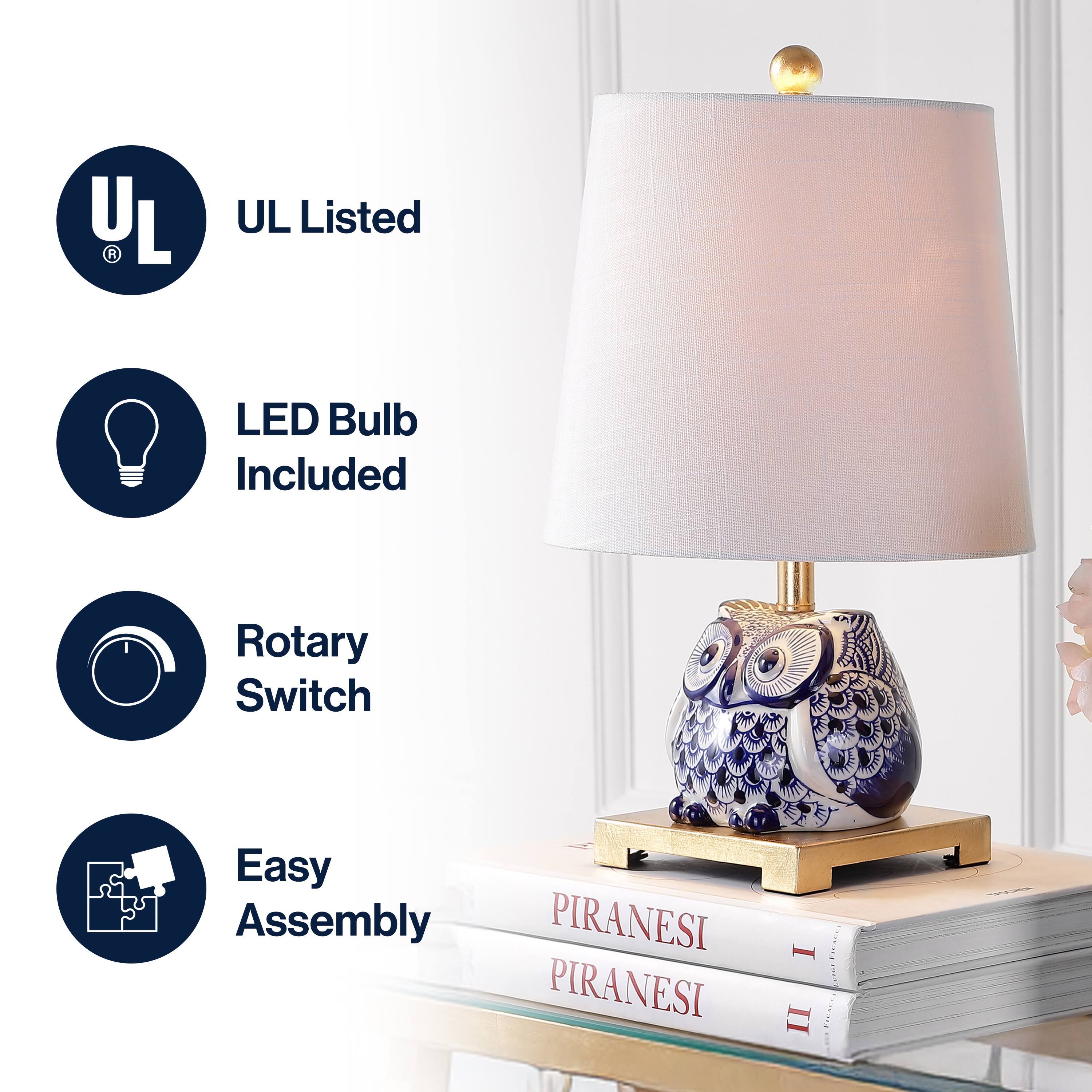 - UL Listed
- LED Bulb Included
- Rotary Switch
- Easy Assembly