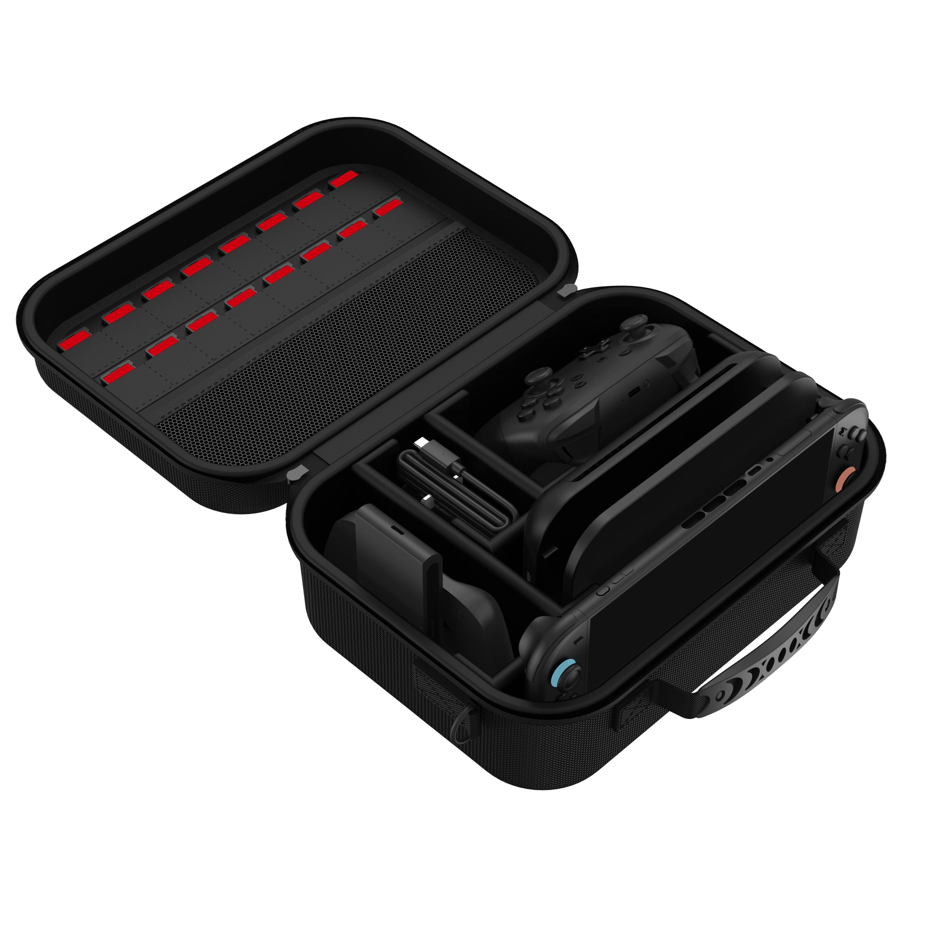 Alt View 3. Biogenik - Deluxe Storage for Nintendo Switch 2 - Black.