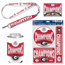 WinCraft - Georgia Bulldogs 2025 SEC Football Champions Fan Pack - Multicolor