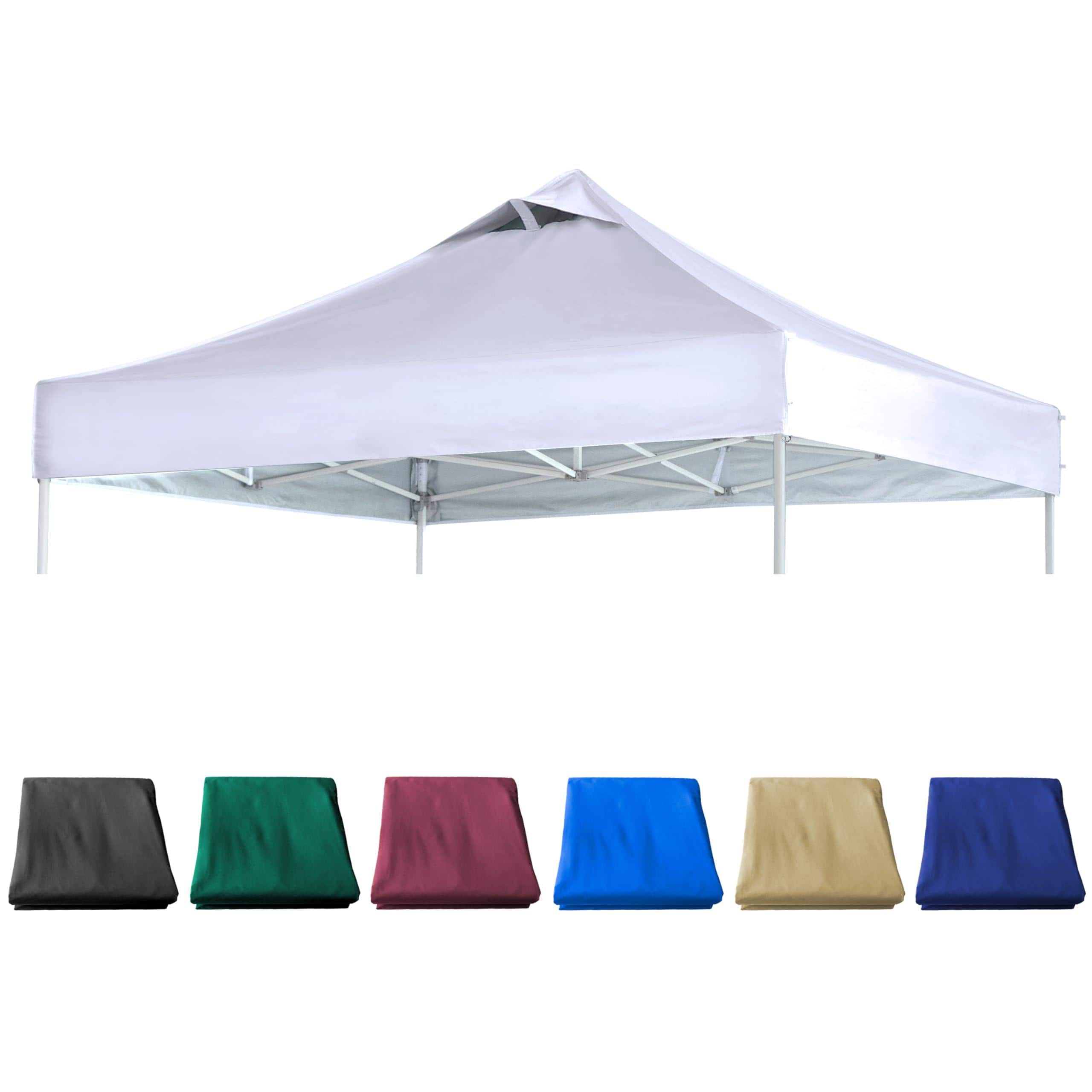 Paradigms Interiors - Commercial Replacement Top For Straight Leg Pop Up Tent With Air Vent - White