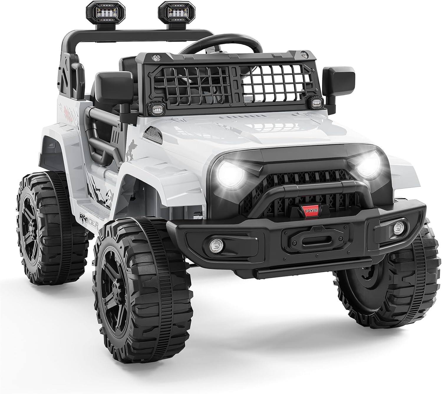 Homhougo - Ride on Truck Car, 12V Kids Electric Vehicles with Remote Control Spring Suspension, LED Lights, Bluetooth price history on PriceWatchPro