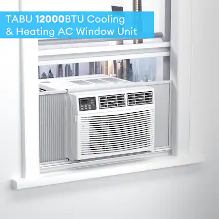 TABU 12000BTU Cooling & Heating AC Window Unit