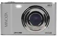 Minolta - MND20 44.0 Megapixel Digital Camera - Silver - Front_Zoom