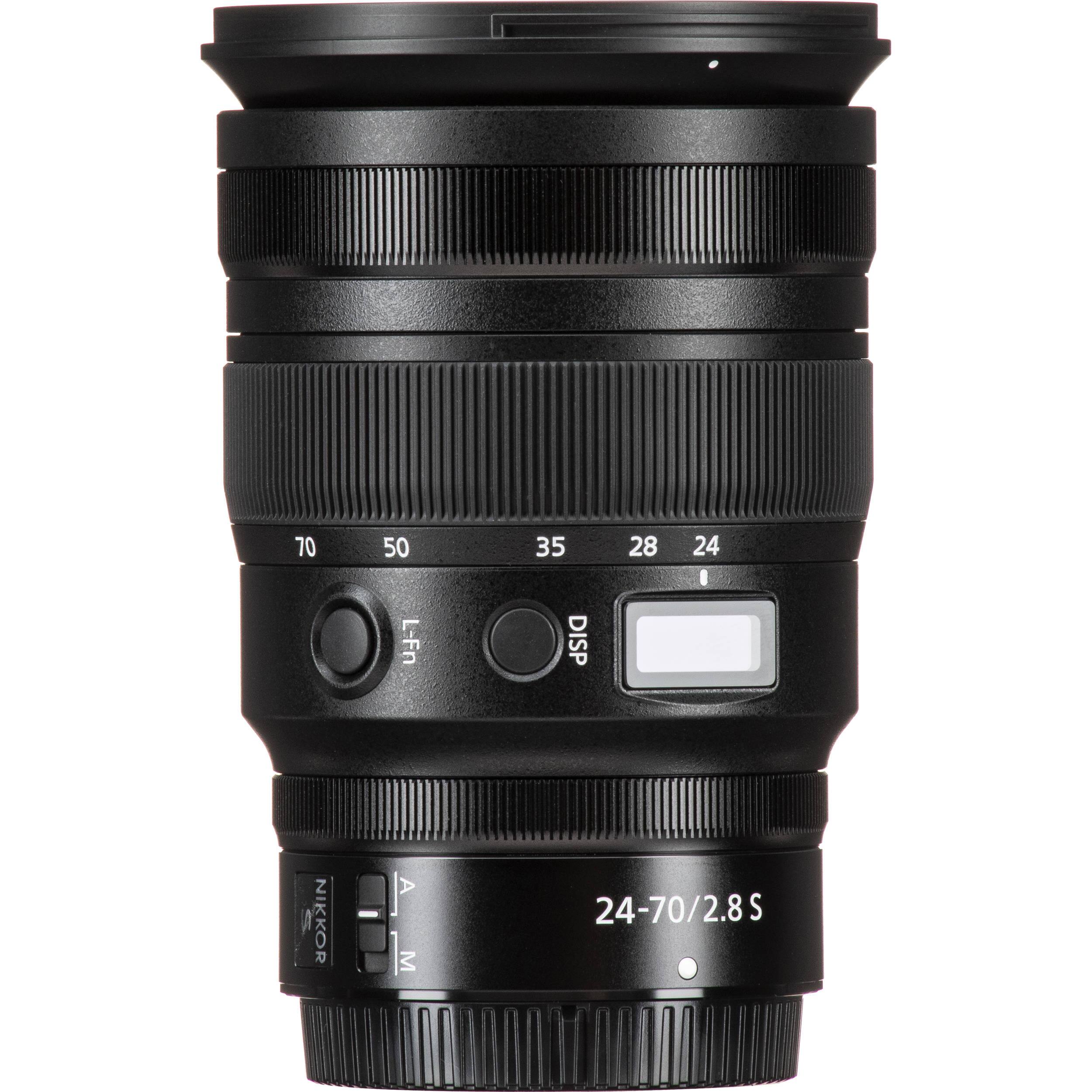 70  
50  
35  
28  
24  

L-Fn  
DISP  

NIKKOR  

24-70/2.8S