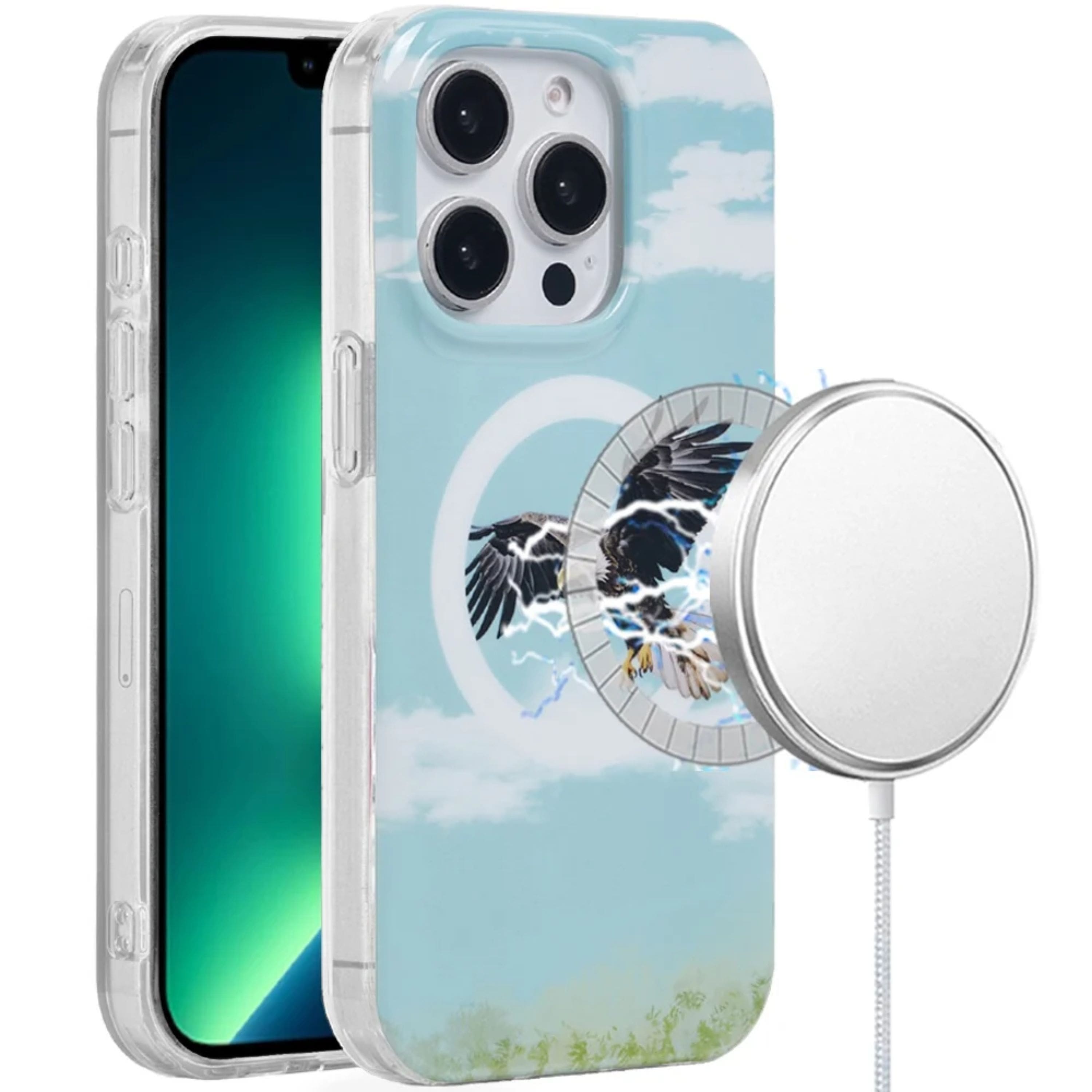 Kitcheniva - Durable Dual-Layer Phone Case For iPhone 13 Pro Max Eagle - Multicolor price history on PriceWatchPro