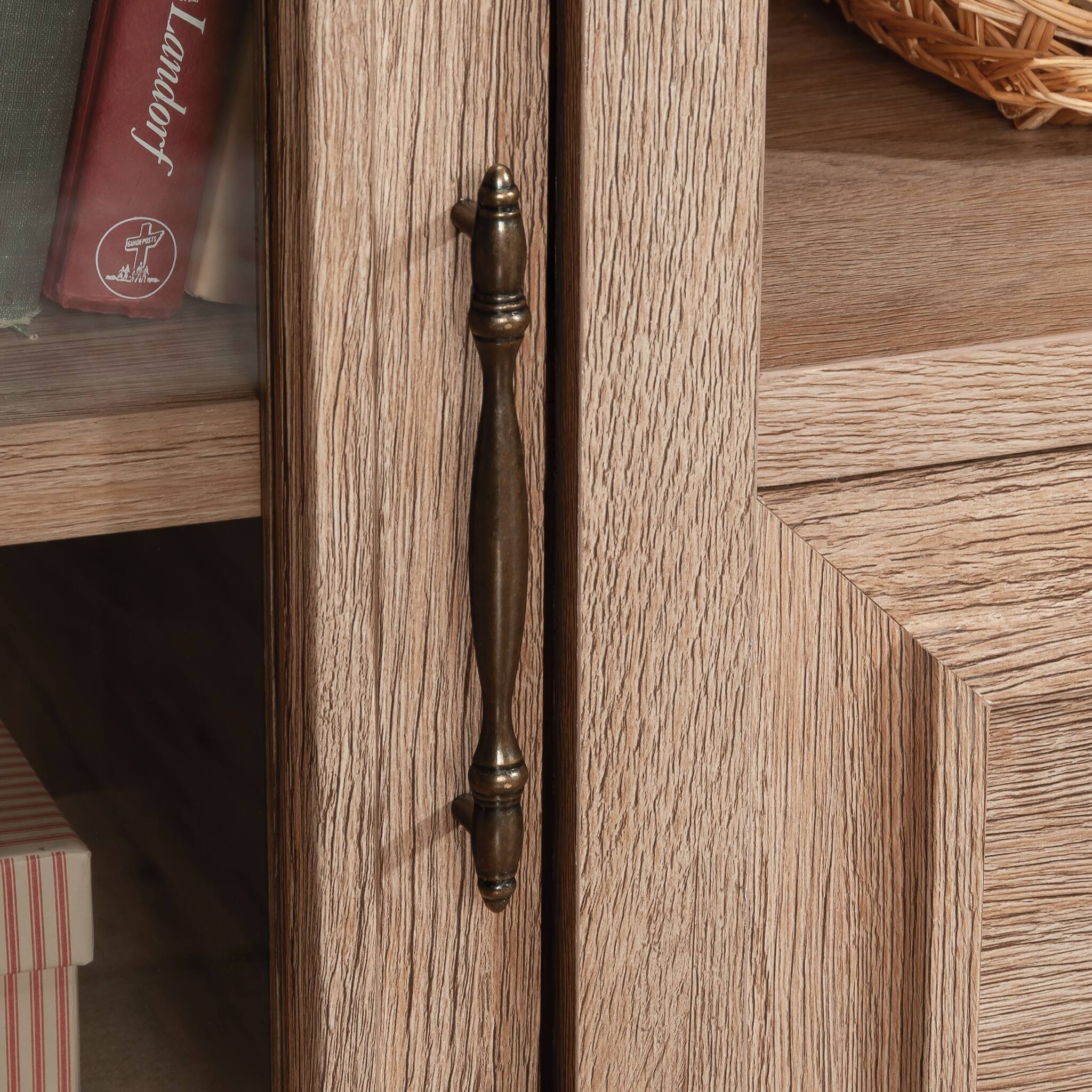 Alt View 1. TinyHomie - Credenza Brown finish.