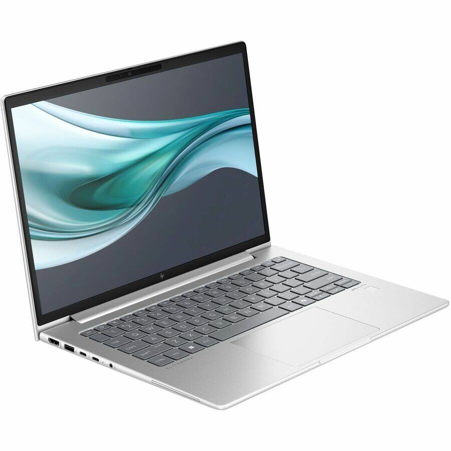 Alt View 1. HP - HP EliteBook 640 G11 14" Notebook - WUXGA - Intel Core Ultra 7 165U - vPro Technology - 32 GB - 512 GB SSD - French, Eng - Pike Silver.