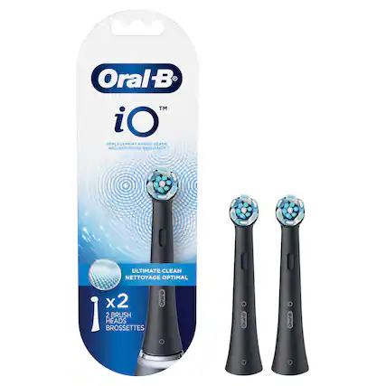 Oral B 5 TM iO REPLACEMENT BRUSH HEADS BROSSETTES DE RECHANGE - ULTIMATE CLEAN NETTOYAGE OPTIMAL x2 2 BRUSH HEADS BROSSETTES