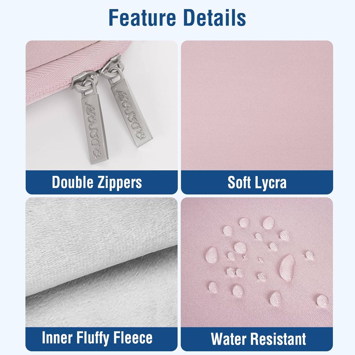 Feature Details

- Double Zippers
- Soft Lycra
- Inner Fluffy Fleece
- Water Resistant