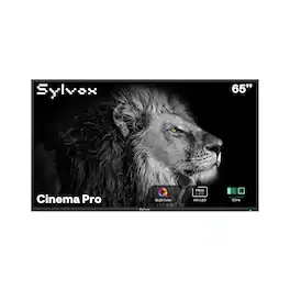 Sylvox - 65" Cinema Pro Series Helio QLED 4K 3500Nit 120Hz IP56 Waterproof Smart Google Full Sun Outdoor TV