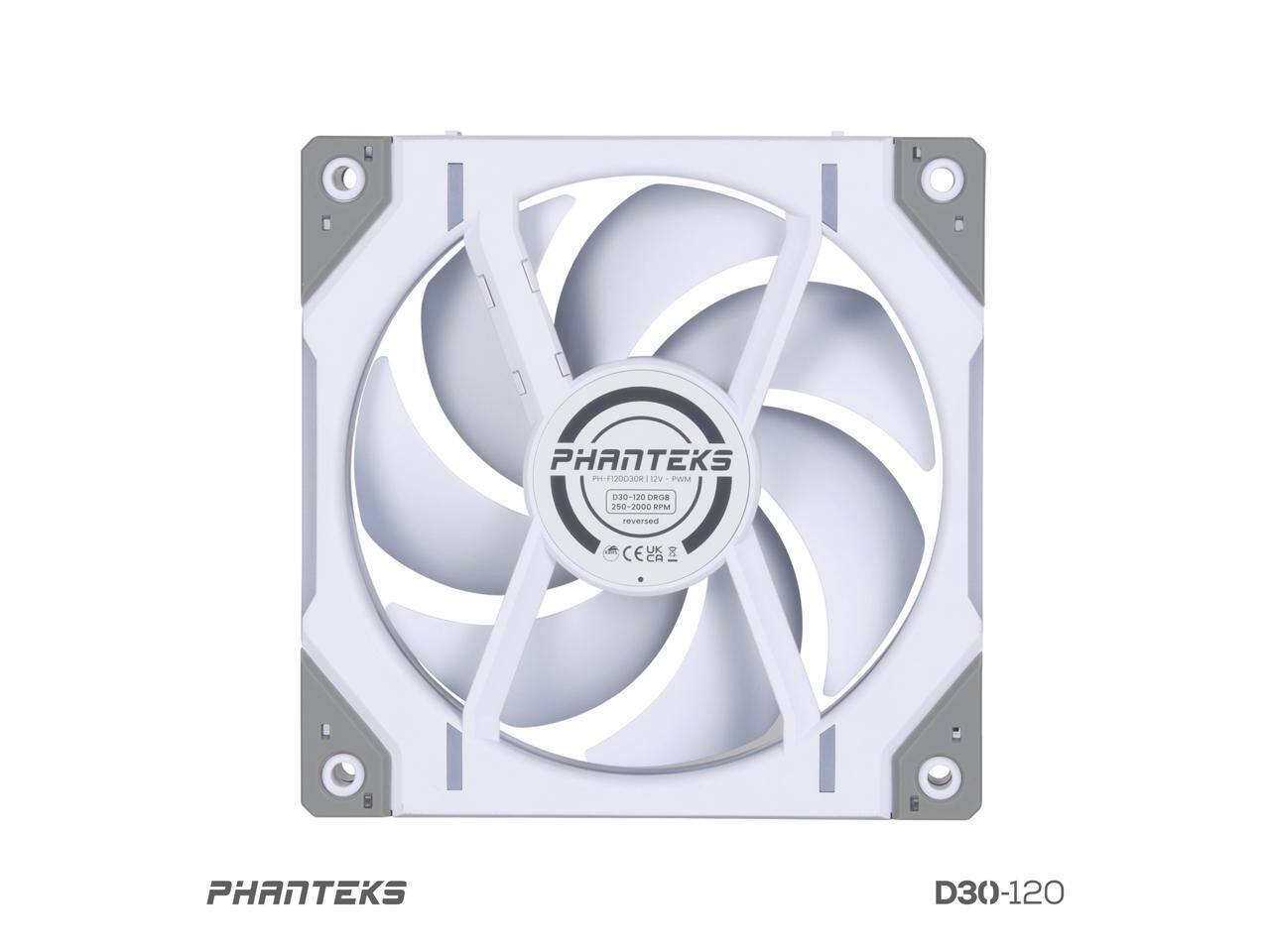 PHANTEKS PHE-11200J0R i2V WM 030-120 DROB 250-2000 M reverseo UK 1 CE Cn 8 G PHANTEKS D30-120