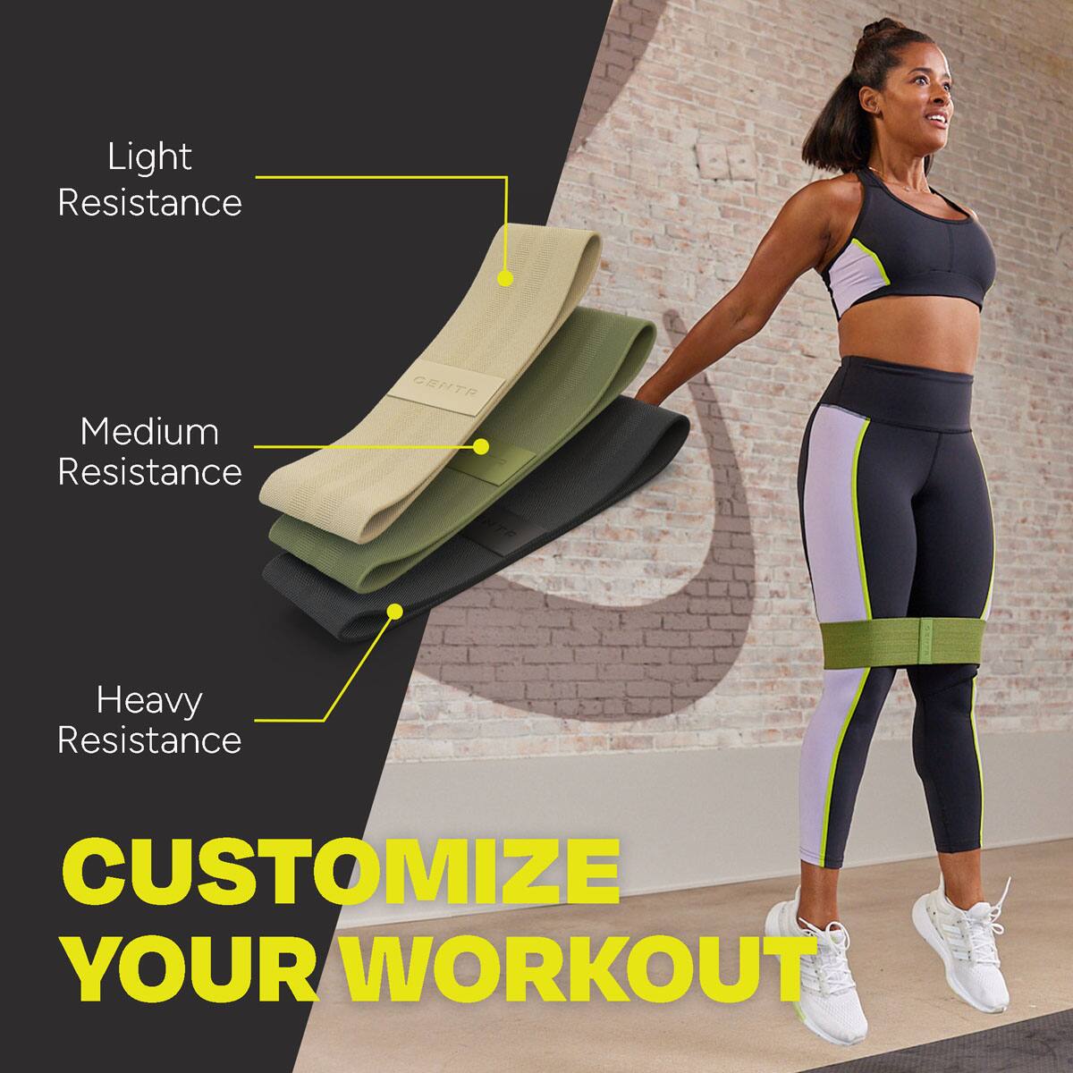 Customize Your Workout: Light Resistance, Medium Resistance, Heavy Resistance