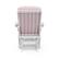 Alt View 12. Storkcraft - Tuscany Glider and Ottoman - White/Pink Swirl.