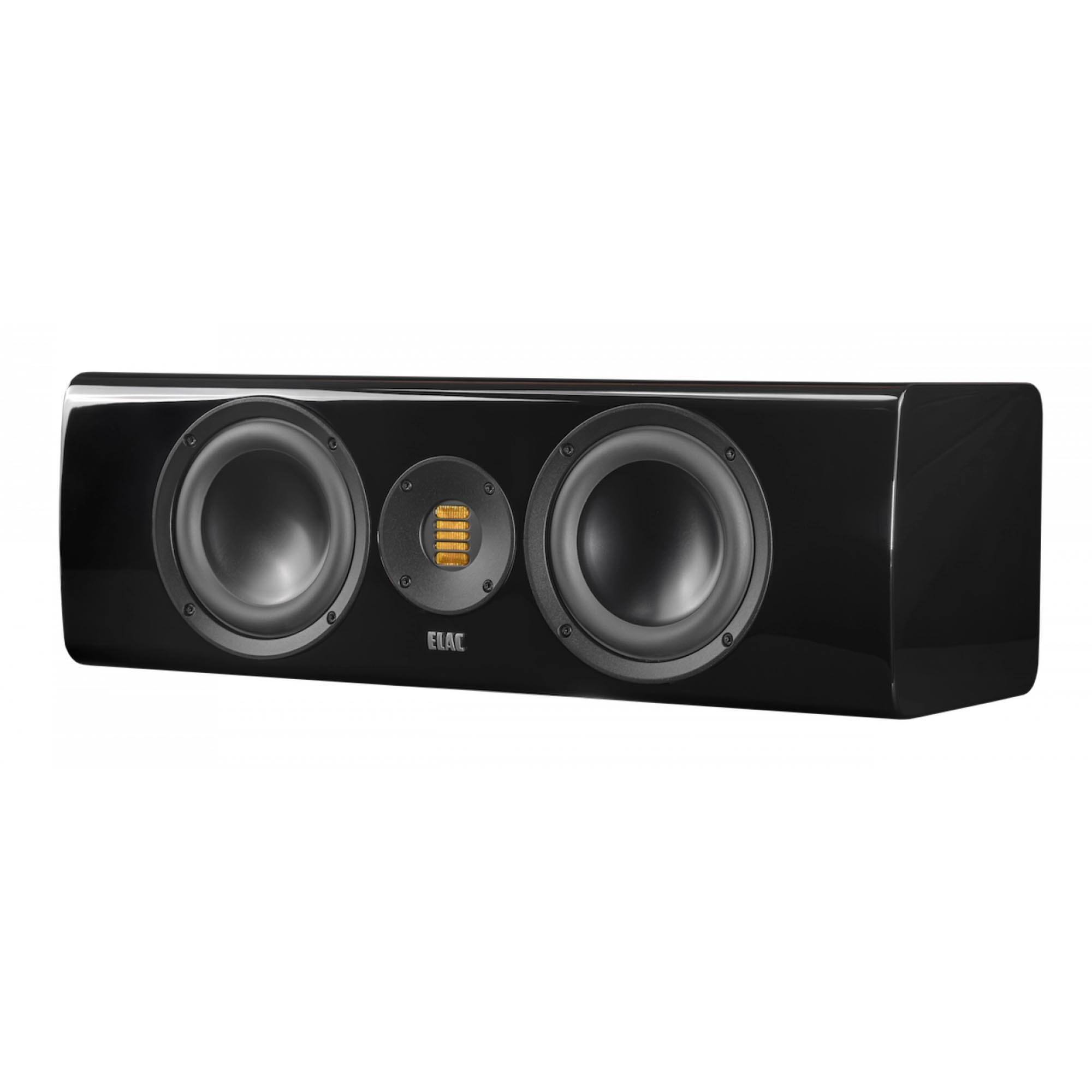 Alt View 10. ELAC - Elac CC281.2-GB - 6" 2.5-Way Center Speaker - Gloss Black, Sold Individually - Black/Gray.