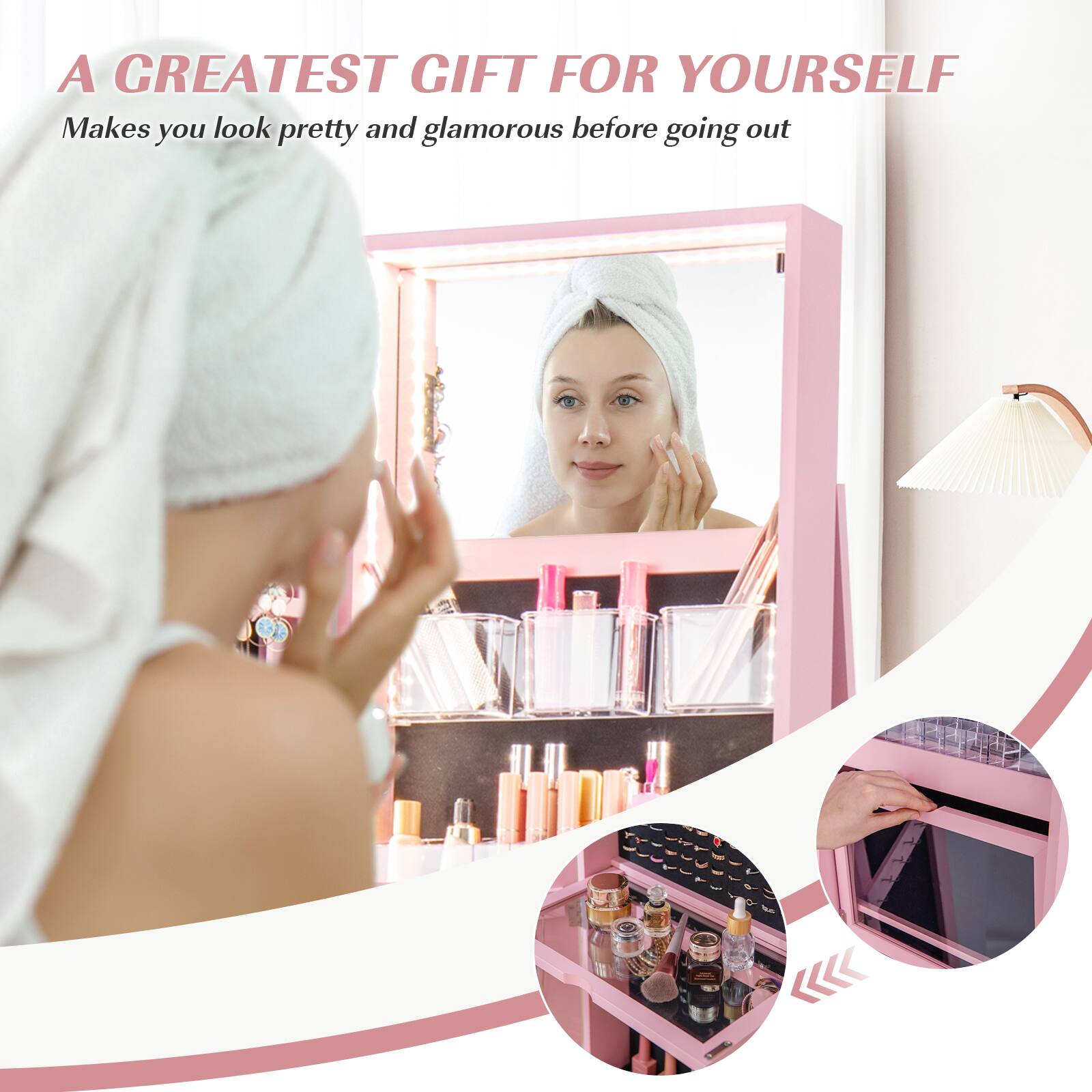 A GREATEST GIFT FOR YOURSELF  
Makes you look pretty and glamorous before going out
