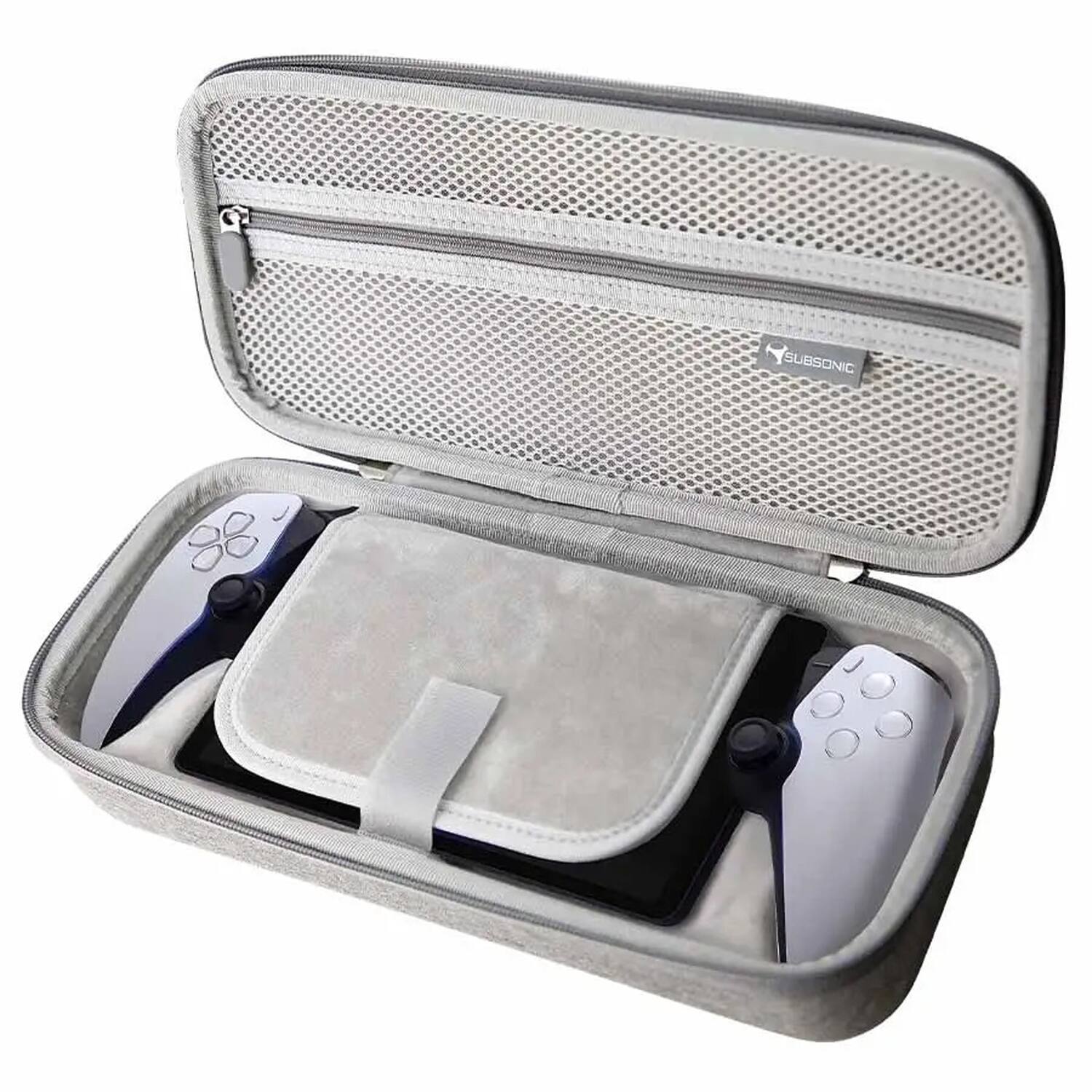 Alt View 1. Subsonic - Carrying Case for PlayStation Portal - White.