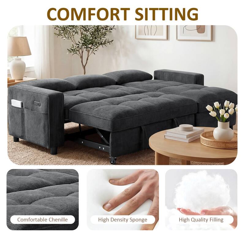 COMFORT SITTING

Comfortable Chenille  
High Density Sponge  
High Quality Filling