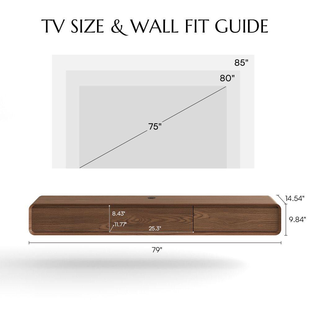 TV SIZE & WALL FIT GUIDE

85"  
80"  
75"  
79"  

14.54"  
8.43"  
11.77"  
25.3"  
9.84"