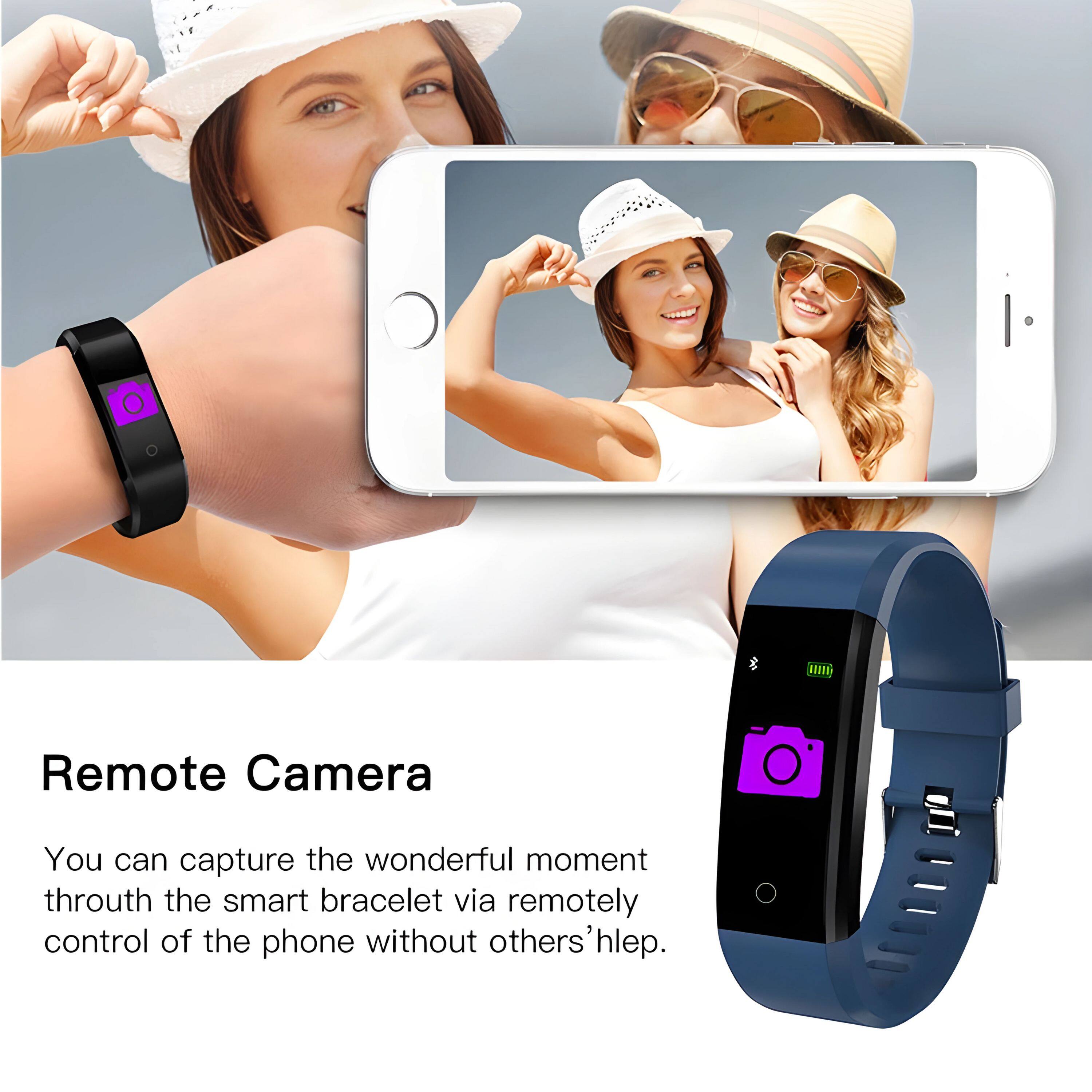 Remote Camera

You can capture the wonderful moment through the smart bracelet via remotely control of the phone without others' help.