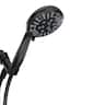 Akicon - High Pressure Handheld Shower Head 9-Setting with 60" Stainless Steel Hose 2.5 gpm - Black