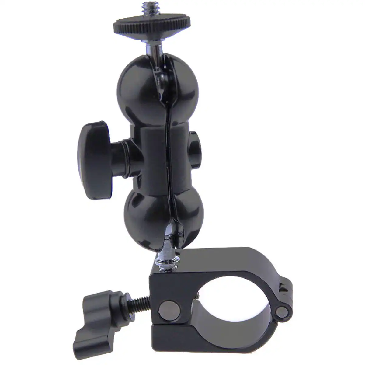 Alt View 1. CAMVATE - CAMVATE Monitor Mount with Ball Head and 25mm Rod Clamp for DJI Ronin-M, Black Knob.