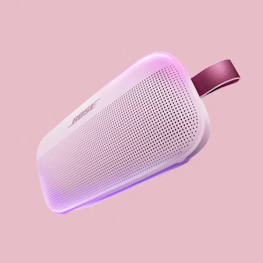 Alt View 6. Bose - SoundLink Flex (2nd Gen) Portable Bluetooth Speaker with Waterproof/Dustproof Design - Petal Pink.