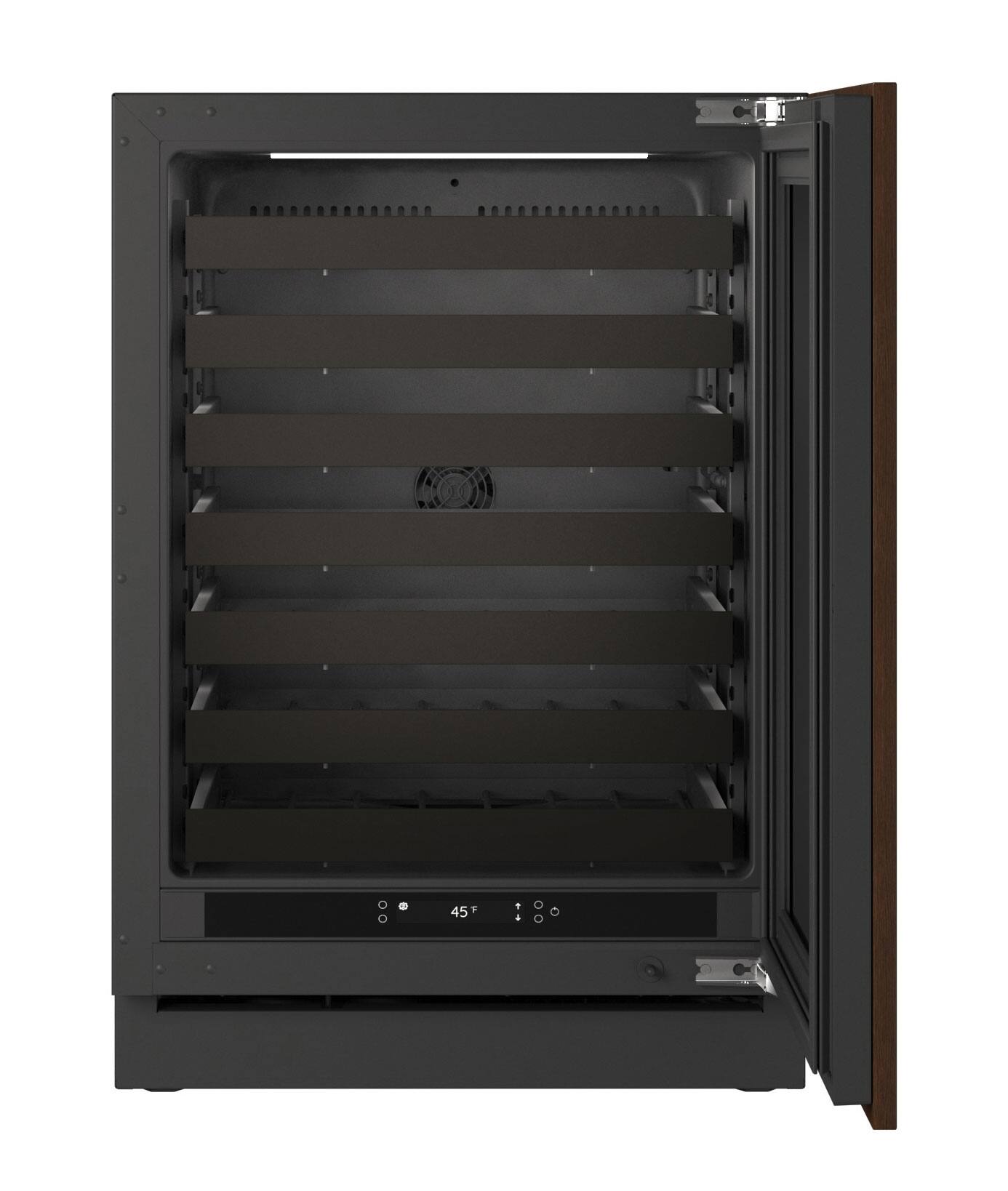 Alt View 2. U-Line - U-Line 24"W. 5.1 Cu.Ft. Built-In Wine Refrigerator-Panel Ready - Integrated Solid.