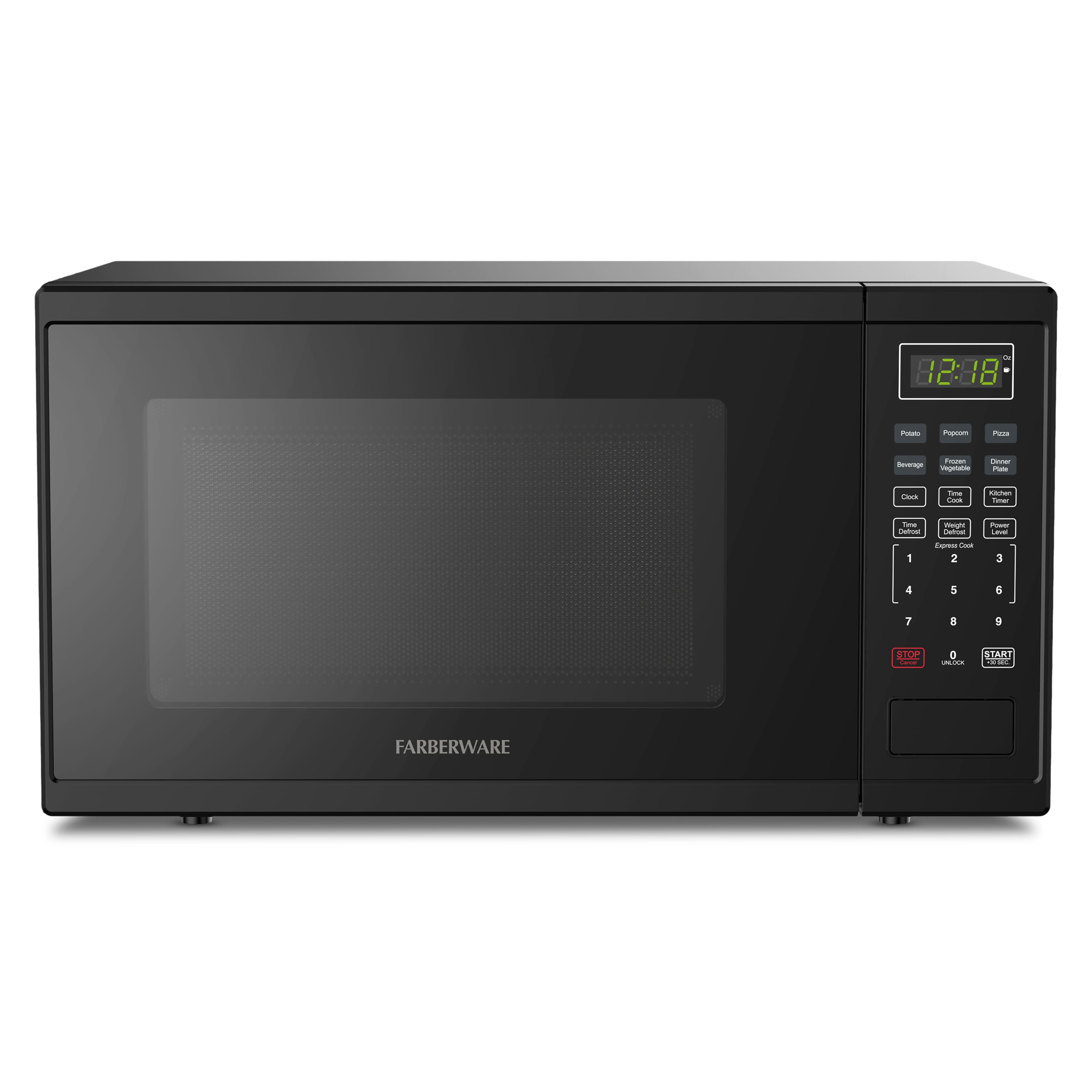 Farberware - 1.1 cu. ft. 1000-Watt Microwave Oven - Black